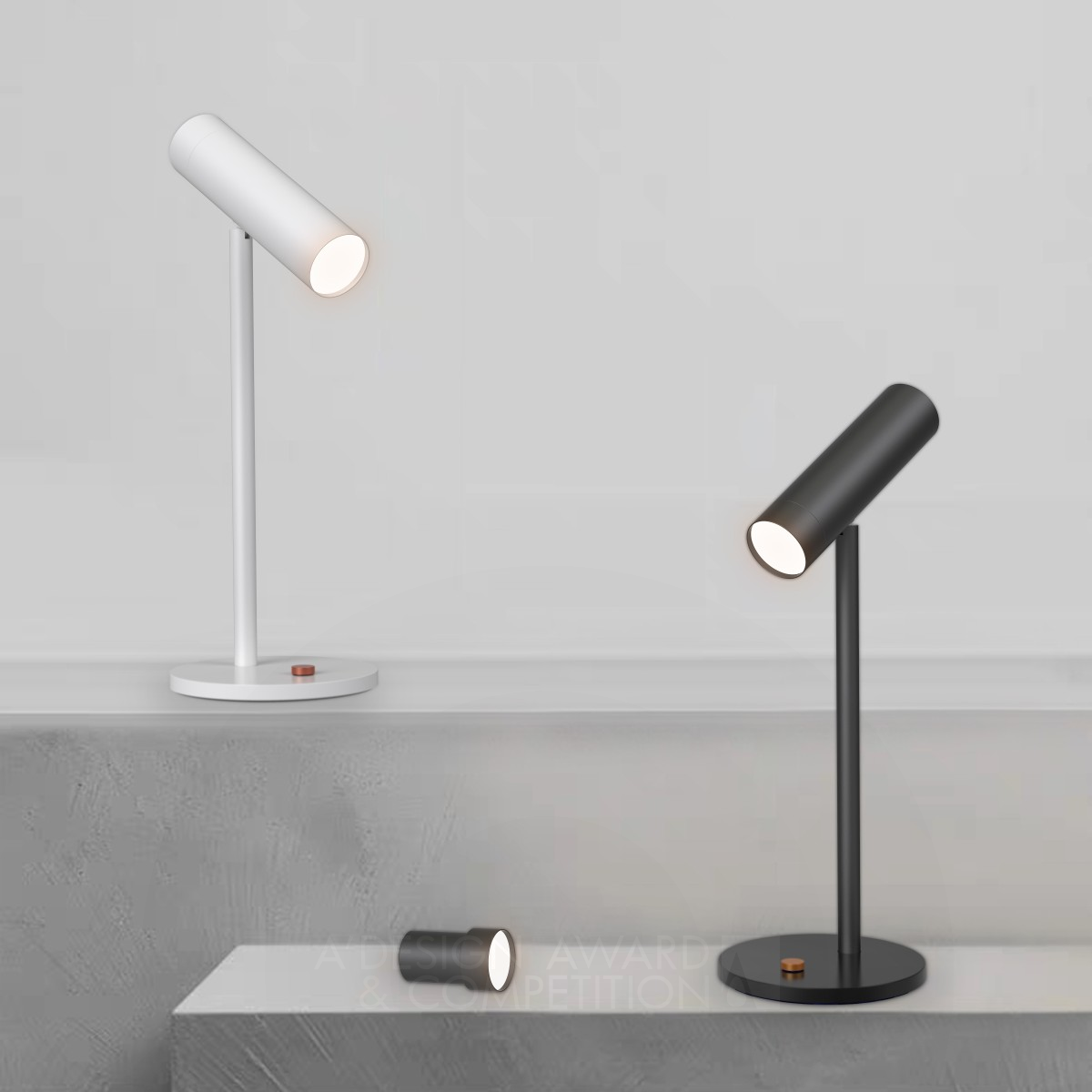 Double Face Lamp by Guorong Wu and Xuhui Chen Iron Lighting Products and Fixtures Design Award Winner 2020 