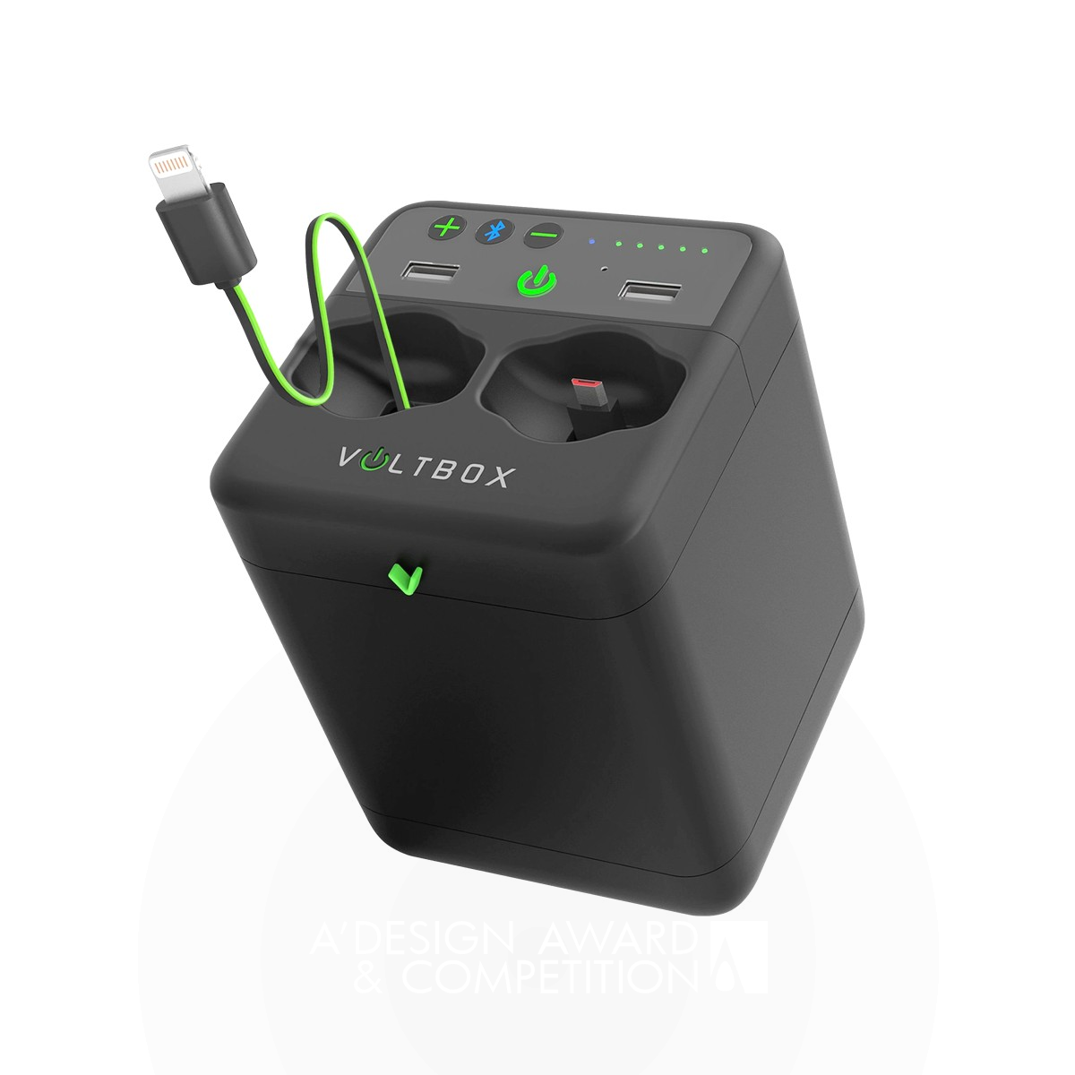 Voltbox Speaker Charging Station by Ricardo da Silva Iron Digital and Electronic Device Design Award Winner 2021 