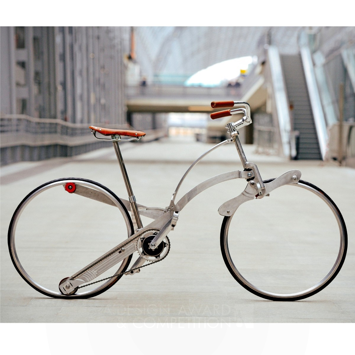 Sada Bike Hubless Foldable Bike by Gianluca Sada Golden Vehicle, Mobility and Transportation Design Award Winner 2020 