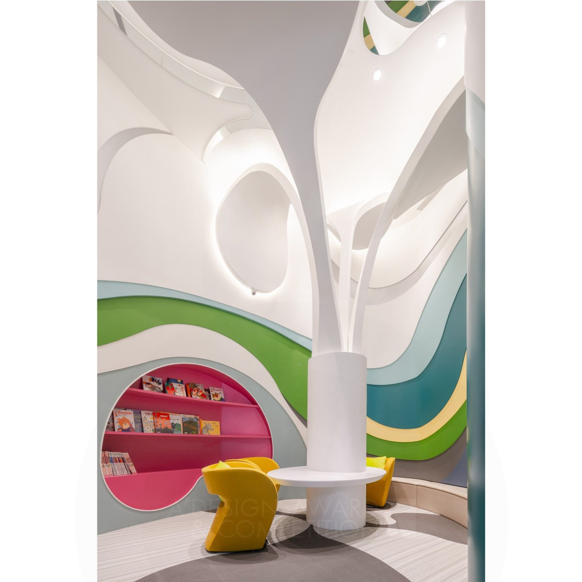 Lullaby Children’s Library by Chin-Feng Wu Golden Interior Space and Exhibition Design Award Winner 2020 