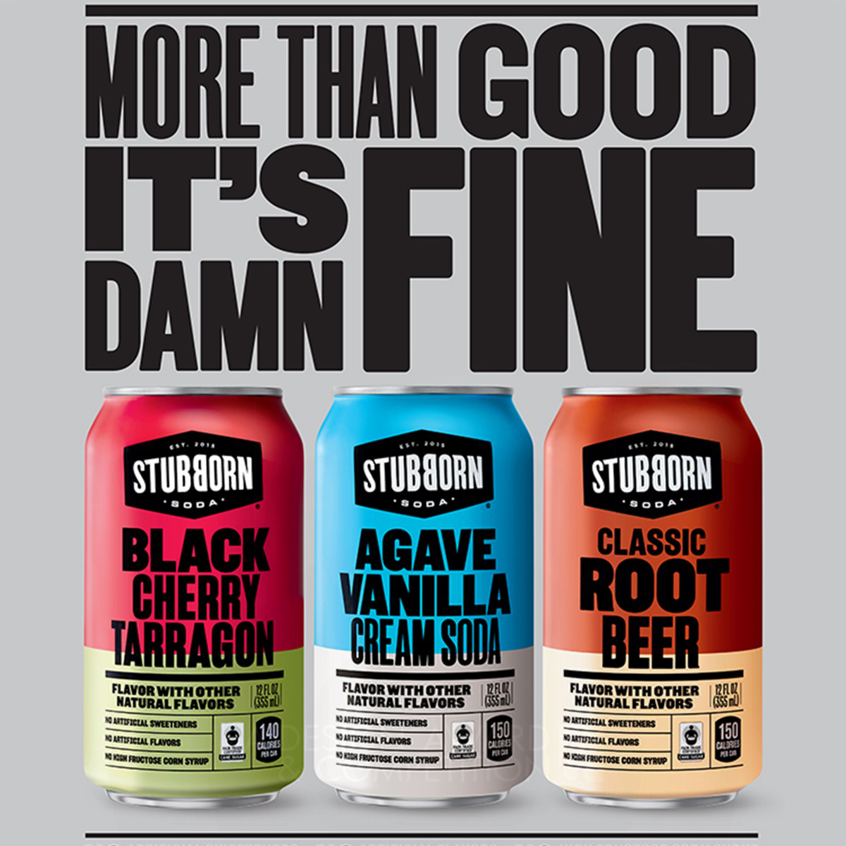 Stubborn Soda Cans Packaging by PepsiCo Design and Innovation Iron Packaging Design Award Winner 2020 