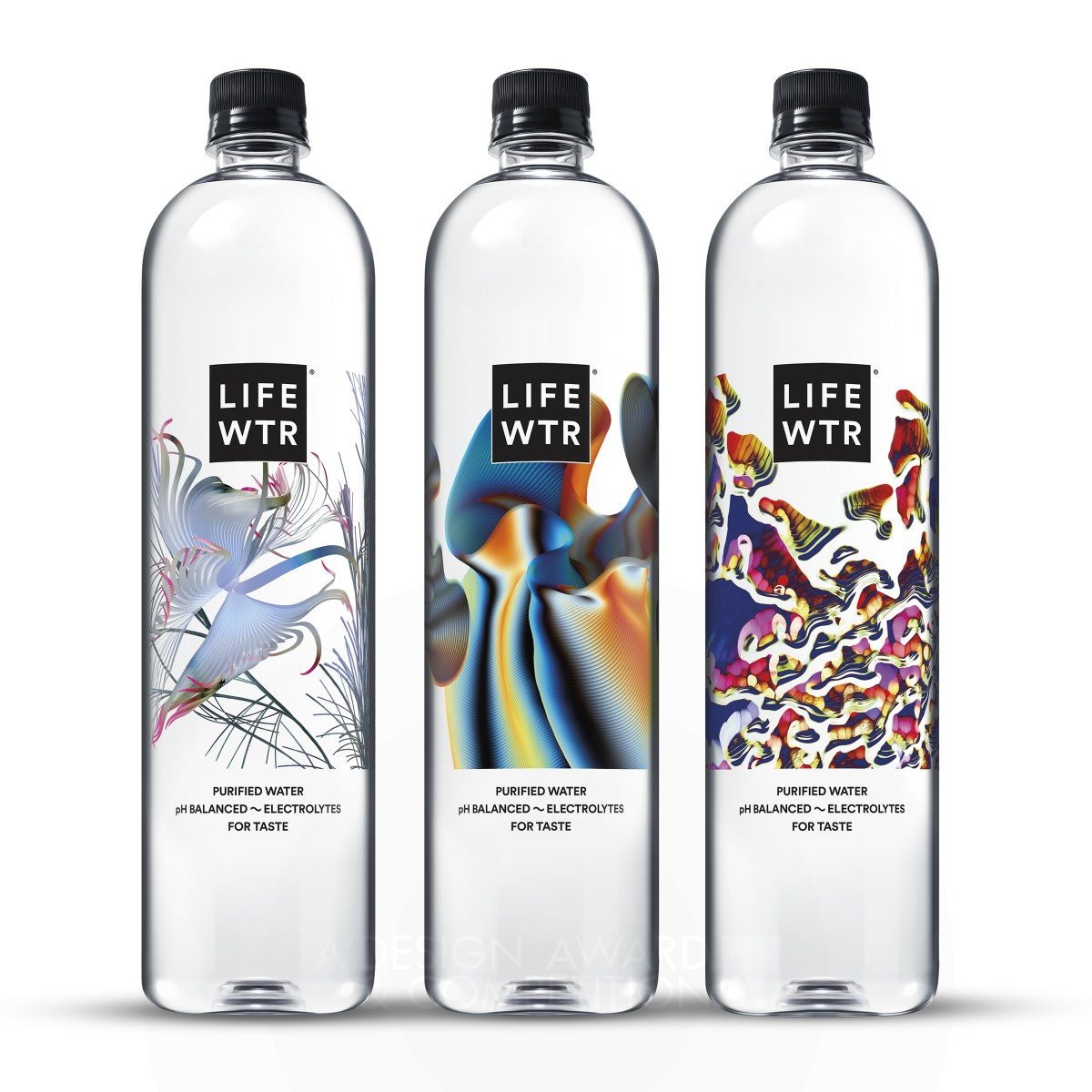 Lifewtr Series 7 Art Through Technology Packaging by PepsiCo Design and Innovation Platinum Packaging Design Award Winner 2020 