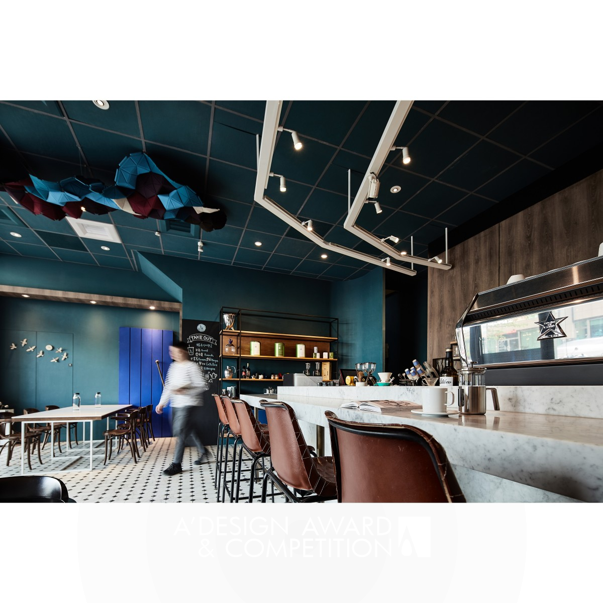 Lesprit Cafe Restaurant by Tung Chieh Chen and Chun Hsiao Chou Silver Interior Space and Exhibition Design Award Winner 2020 