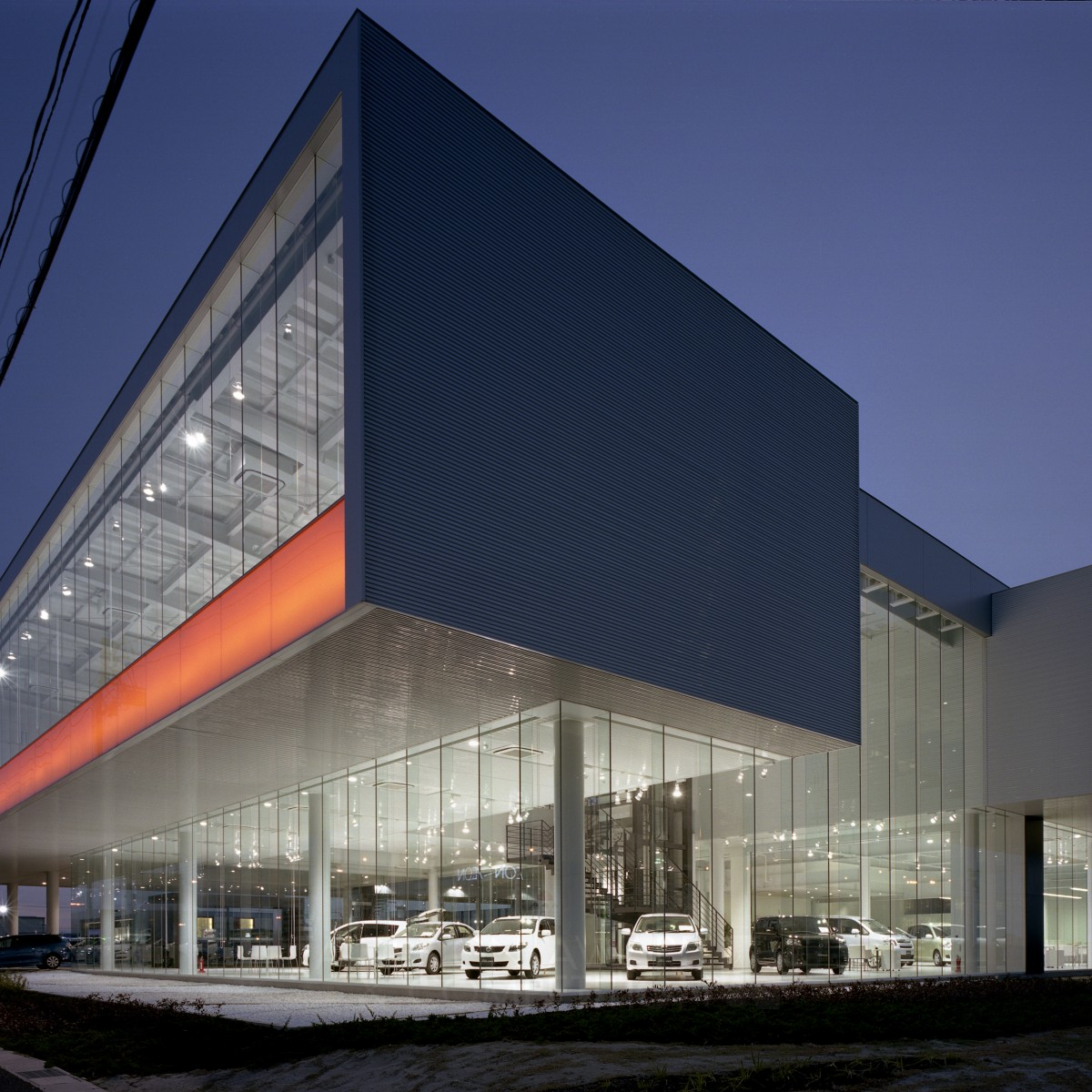 Tcnk Car Showroom and Garage by Tetsuo Kawabe Bronze Architecture, Building and Structure Design Award Winner 2021 