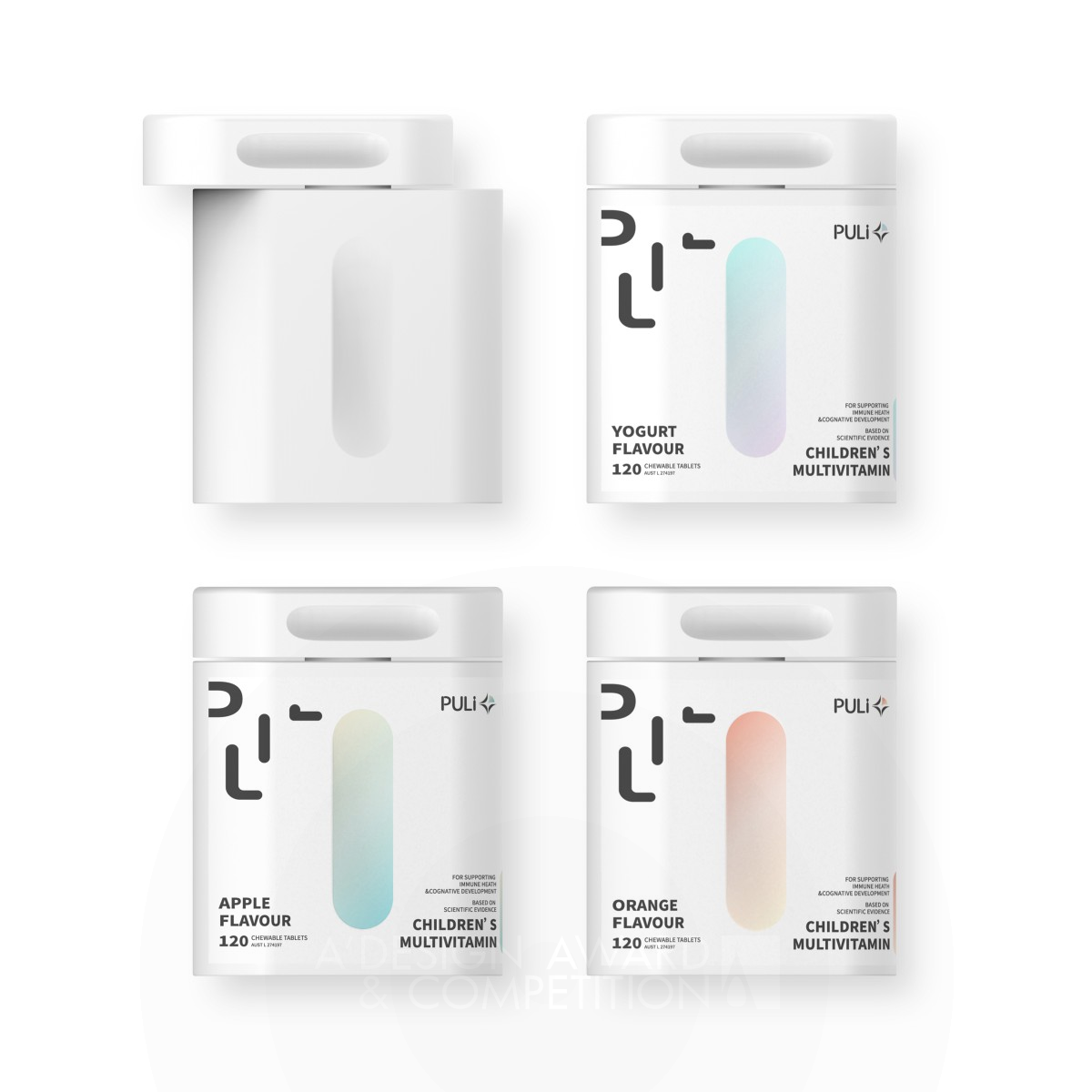 Puli Safety Pill Bottle by Qidan Yan Silver Packaging Design Award Winner 2020 