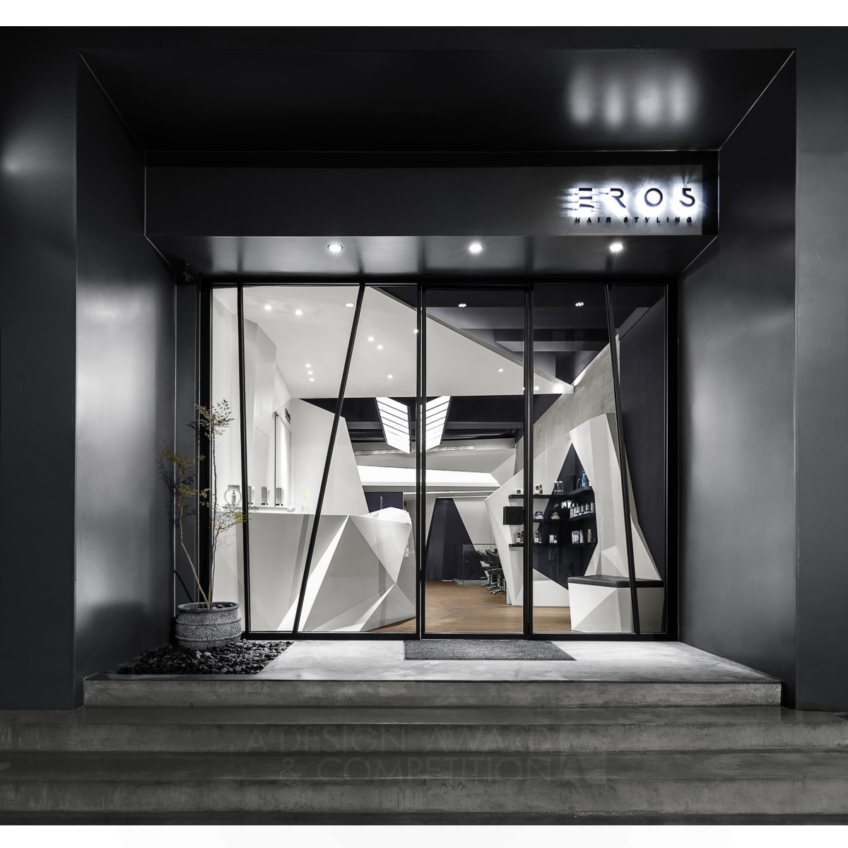 Taipei Eros Hair Salon by Stephen Kuo Silver Interior Space and Exhibition Design Award Winner 2020 