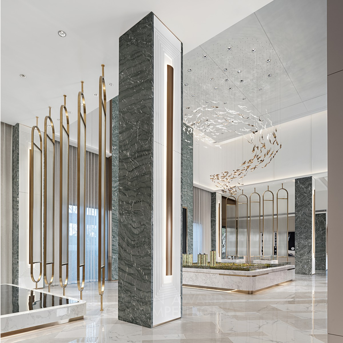 Yuzhou Langham Sales Center by Yu Chao and Guanghui Zeng Bronze Interior Space and Exhibition Design Award Winner 2020 