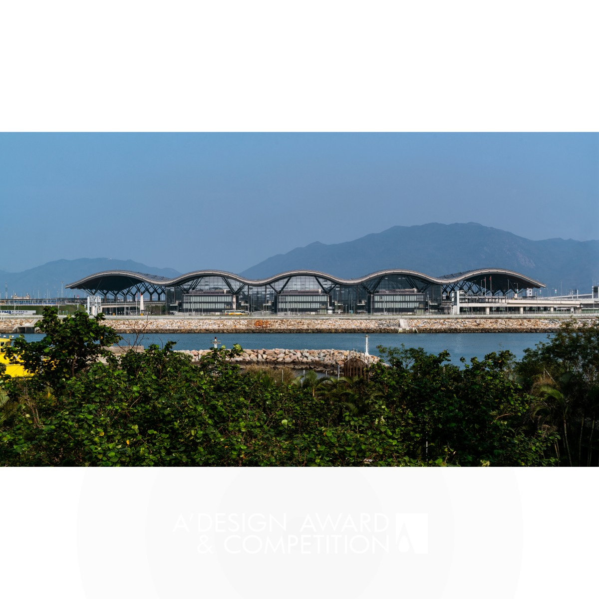 HK Port Passenger Clearance Building Cross Border Crossing Facility by Aedas Platinum Architecture, Building and Structure Design Award Winner 2020 