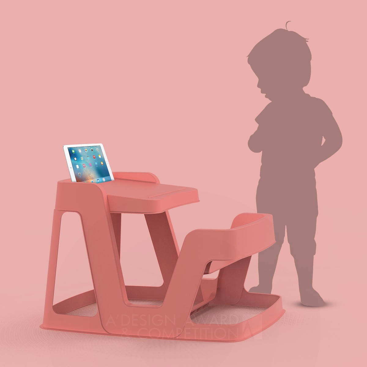 Paradiso First Desk Baby Desk for Creative Development by David Dos Santos Bronze Baby, Kids' and Children's Products Design Award Winner 2020 