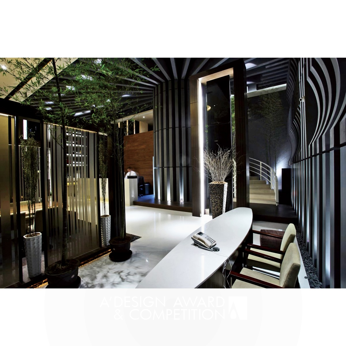 Oriental Zen Reception Center by Parn Shyr Design Iron Interior Space and Exhibition Design Award Winner 2020 