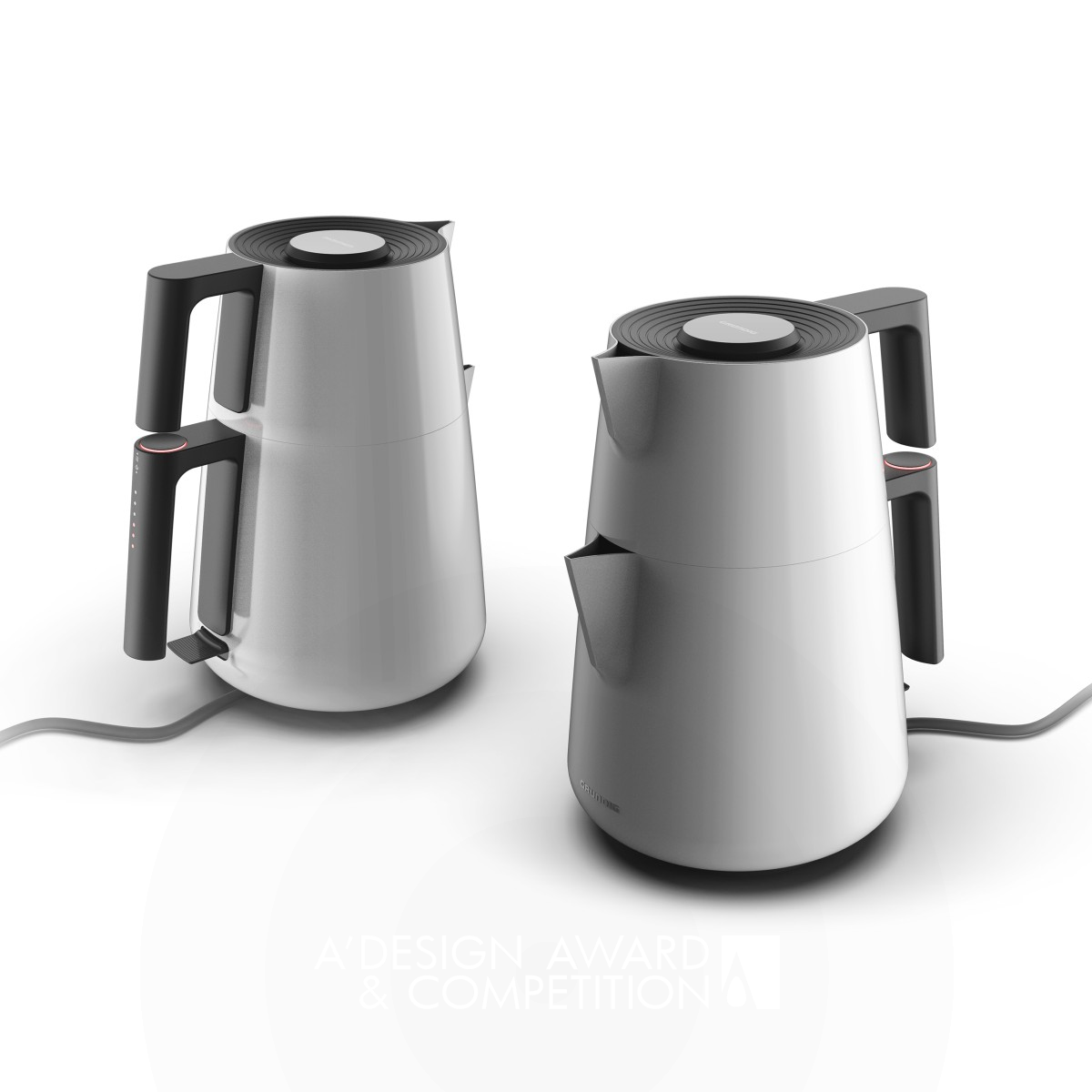 Grundig Serenity Tea Maker by Mert Ali Bukulmez Silver Home Appliances Design Award Winner 2020 