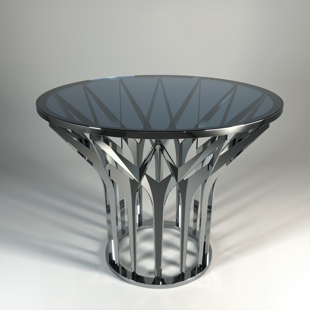 Ravaq Table by Ali Sharifi Omid Iron Furniture Design Award Winner 2020 