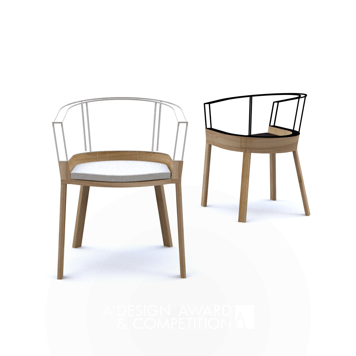 Xray Chair by Masuo Fujimura Iron Furniture Design Award Winner 2020 