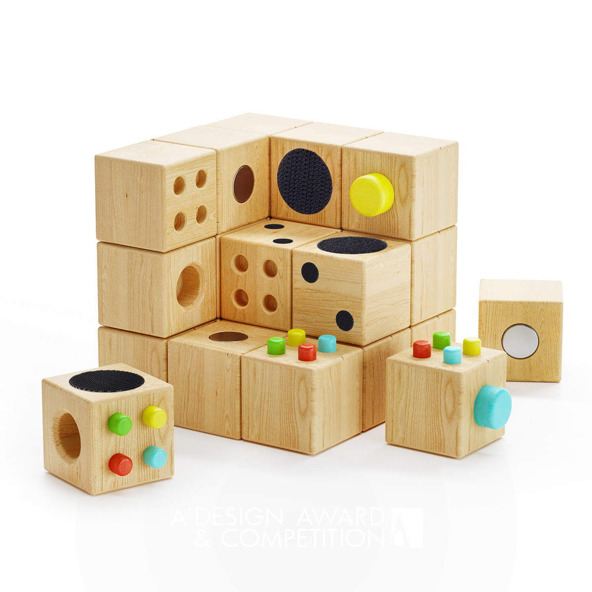 Cubecor Wood Toy by Esmail Ghadrdani Silver Toys, Games and Hobby Products Design Award Winner 2021 