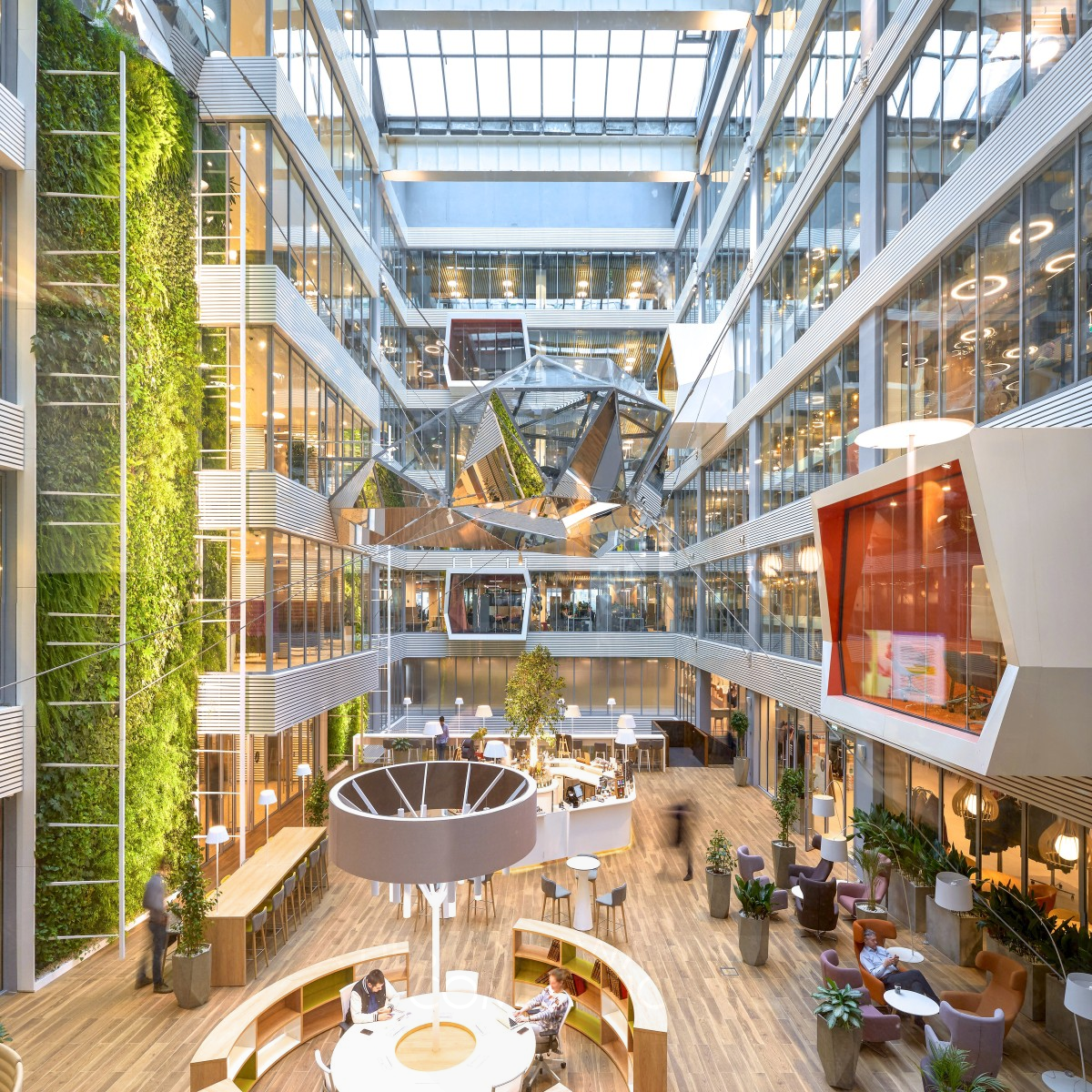 Sberbank Headquarters Atrium by Evolution Design Platinum Interior Space and Exhibition Design Award Winner 2020 