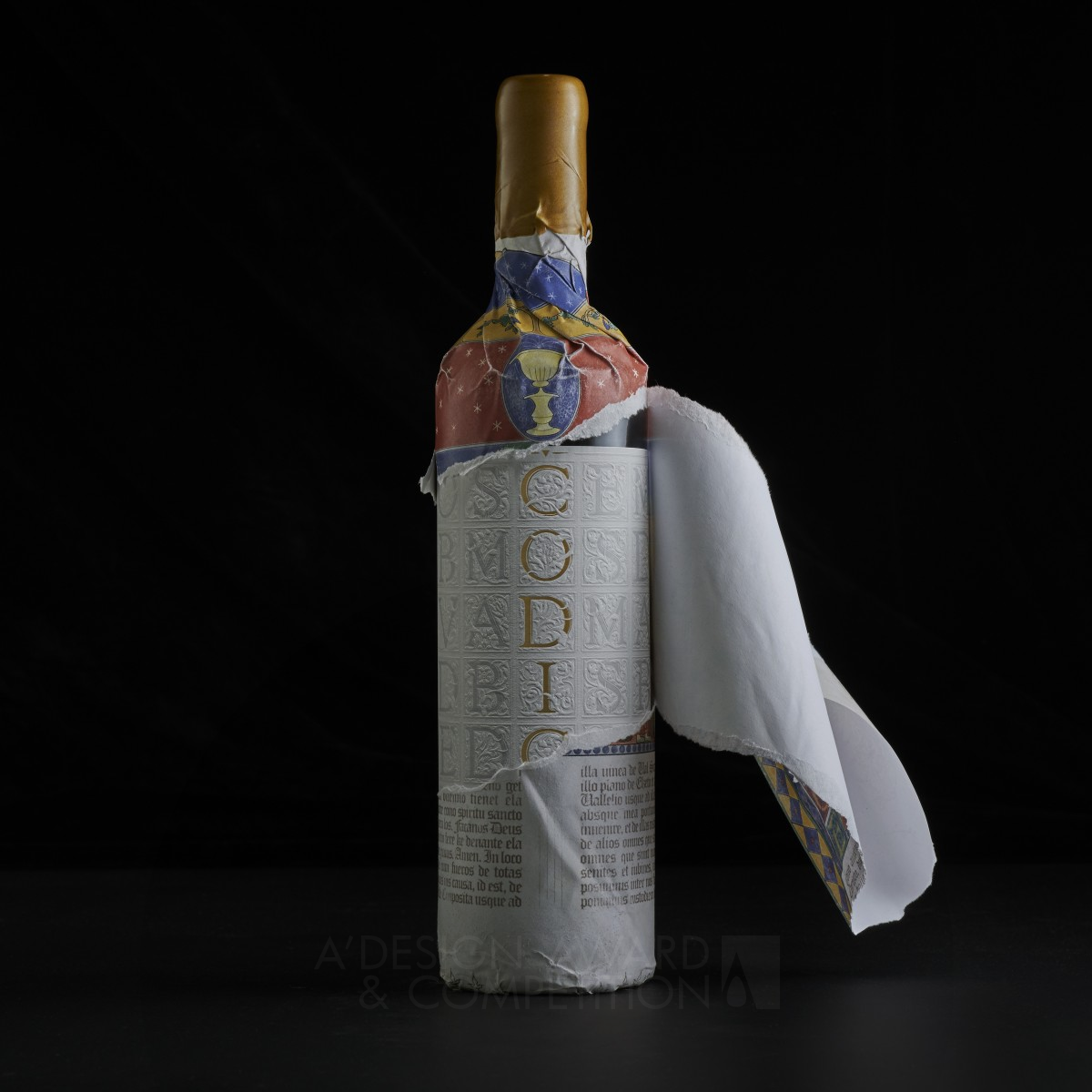 Codice Wine Bottle by Estudio Maba Golden Packaging Design Award Winner 2020 