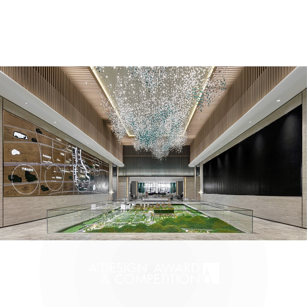 Lvyou Road Jinmao Palace Sales Center  by Zhen Chu Silver Interior Space and Exhibition Design Award Winner 2020 