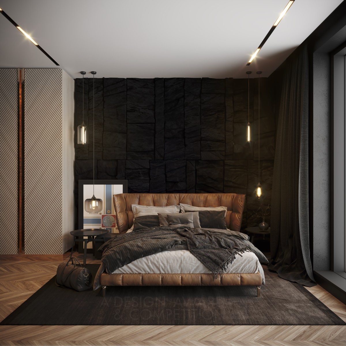 Tbilisi Design Hotel Double Room by Marian Visterniceanu Bronze Interior Space and Exhibition Design Award Winner 2020 