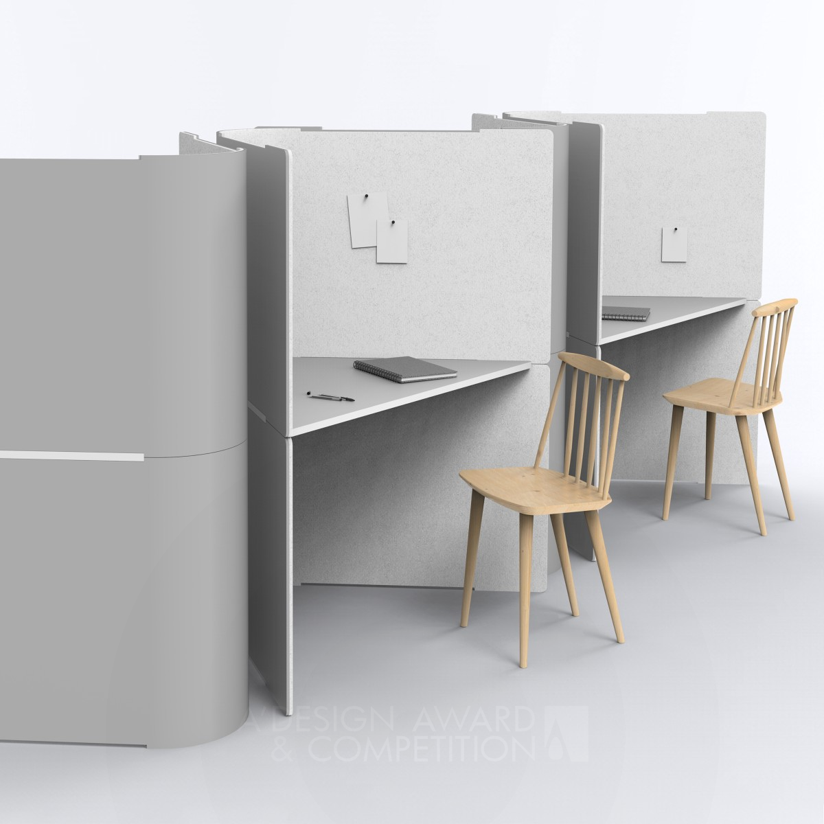 Dava Workspace by Michael Strantz Silver Furniture Design Award Winner 2020 