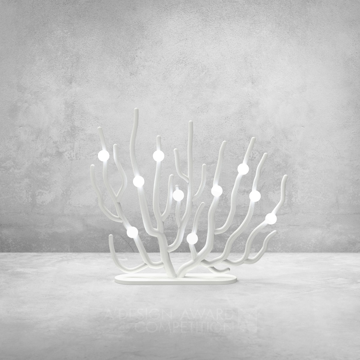 Coral Blanche Floor Lamp by Yongwook Seong Bronze Lighting Products and Fixtures Design Award Winner 2022 