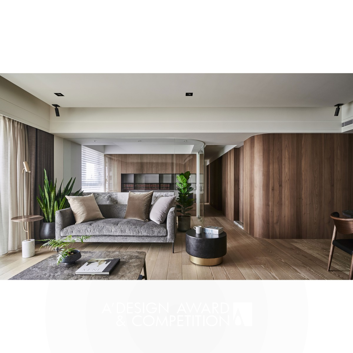 Bathed in Sunshine Residential Apartment by Chien Ting Chen Iron Interior Space and Exhibition Design Award Winner 2022 