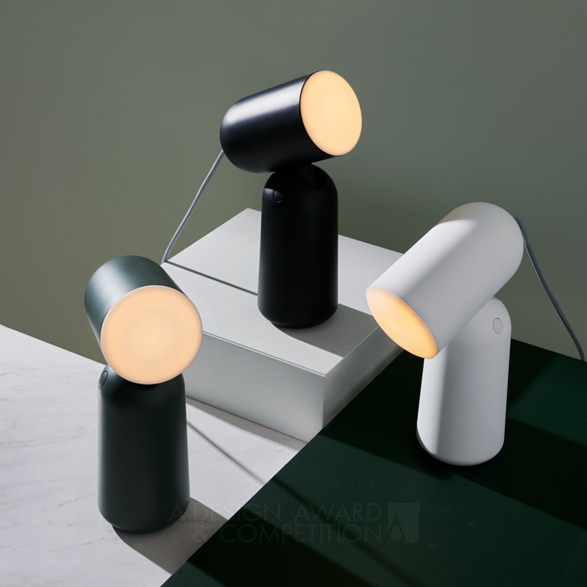 Buddy Table Light by Mona Sharma Silver Lighting Products and Fixtures Design Award Winner 2021 