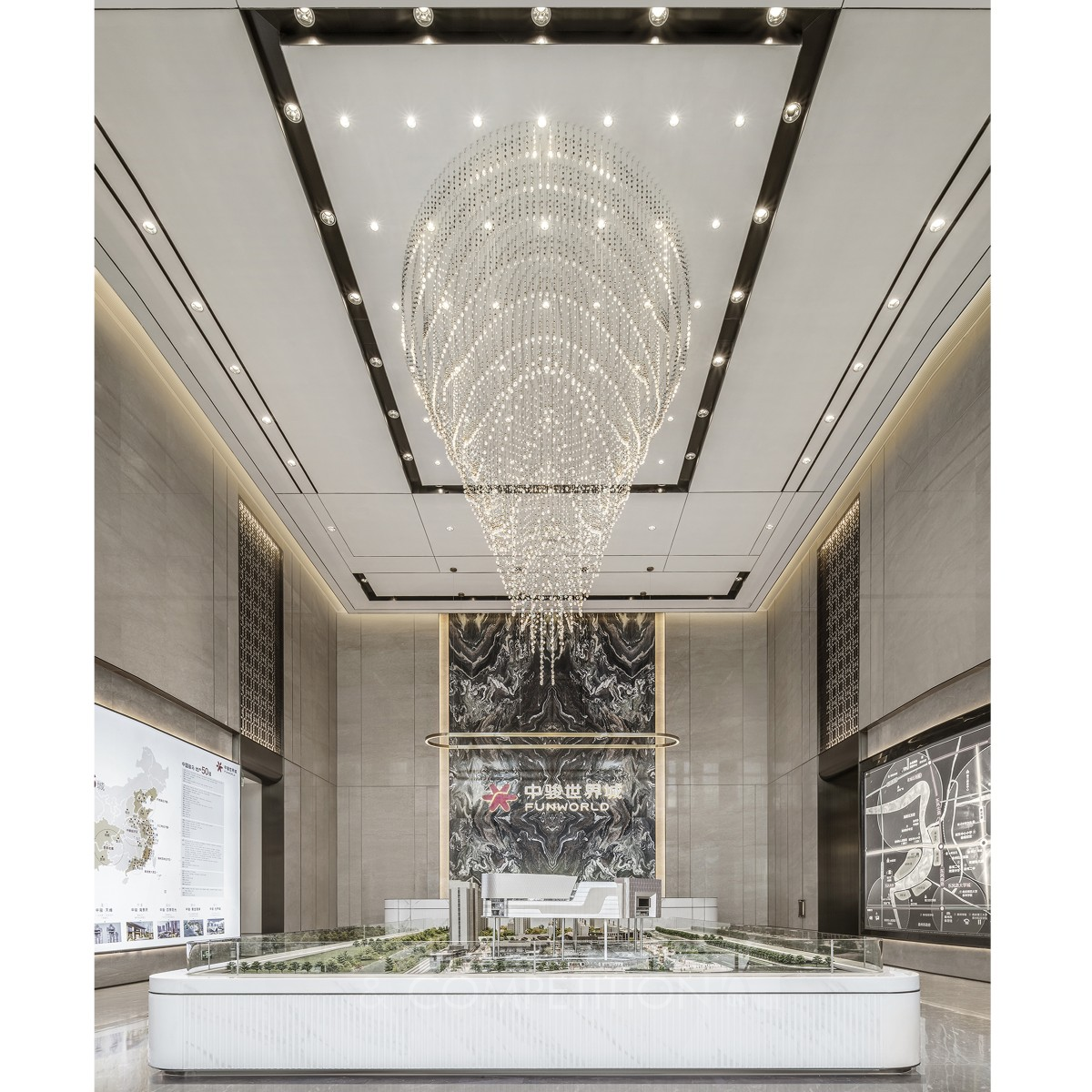 China SCE Taizhou Global City Sales Center by Yiting Lu Silver Interior Space and Exhibition Design Award Winner 2021 