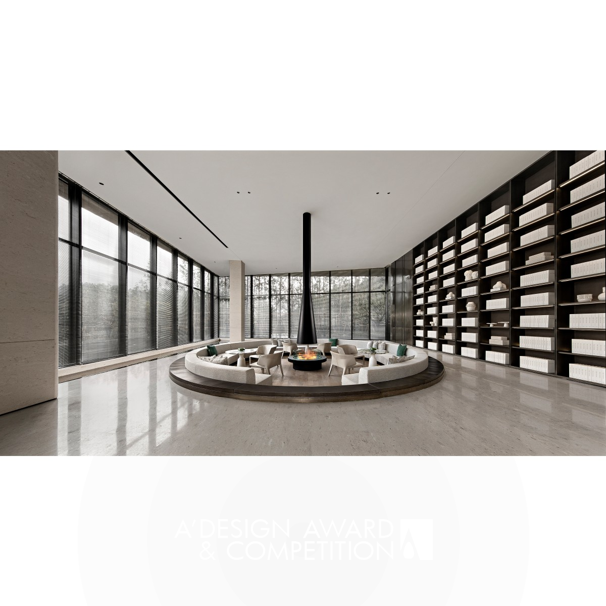 Guiyang Vanke Guanhu Sales Center Showroom by ONE-CU Interior Design Lab Silver Interior Space and Exhibition Design Award Winner 2021 