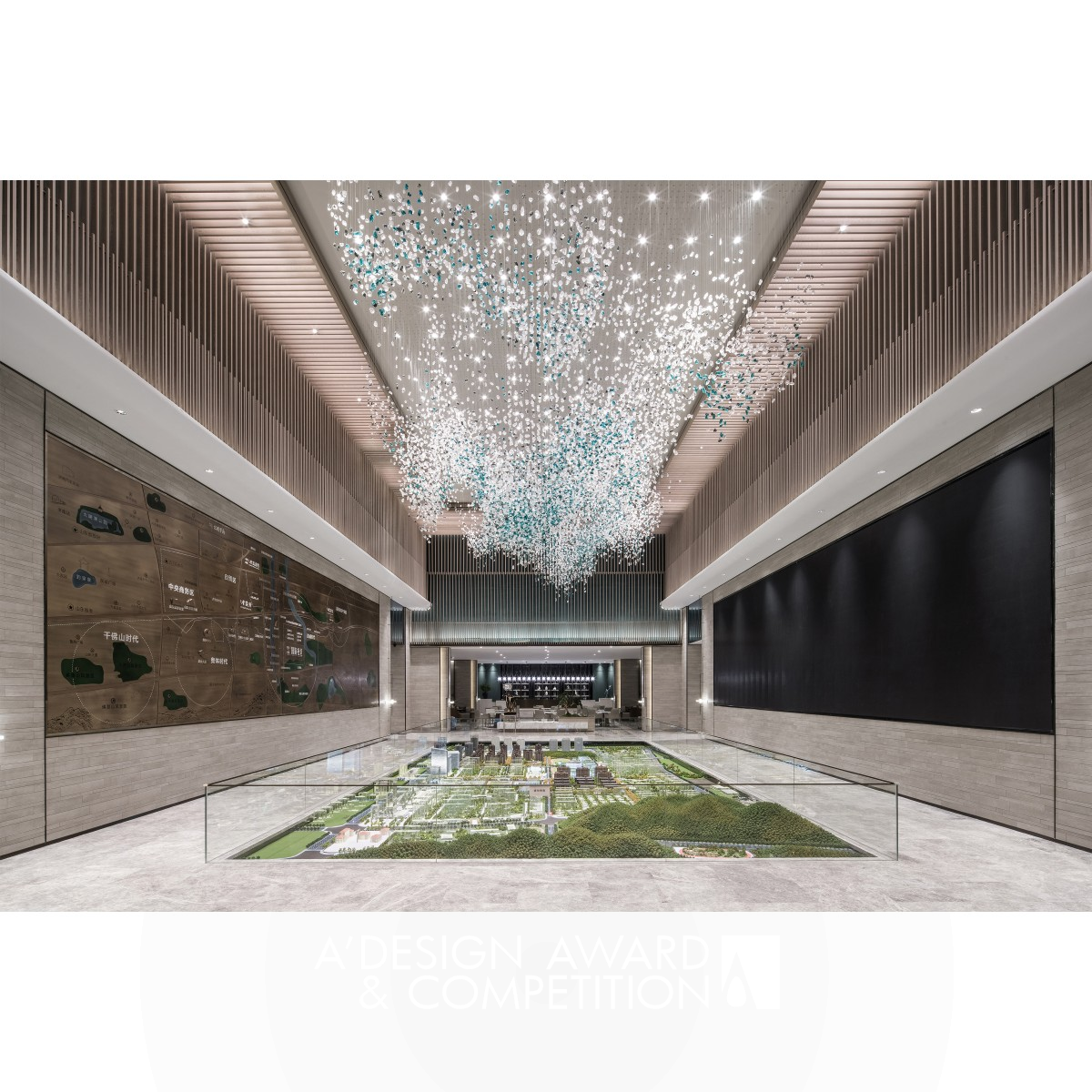 Lvyou Road Jinmao Sales Offices by Yongna Sheng Silver Interior Space and Exhibition Design Award Winner 2021 