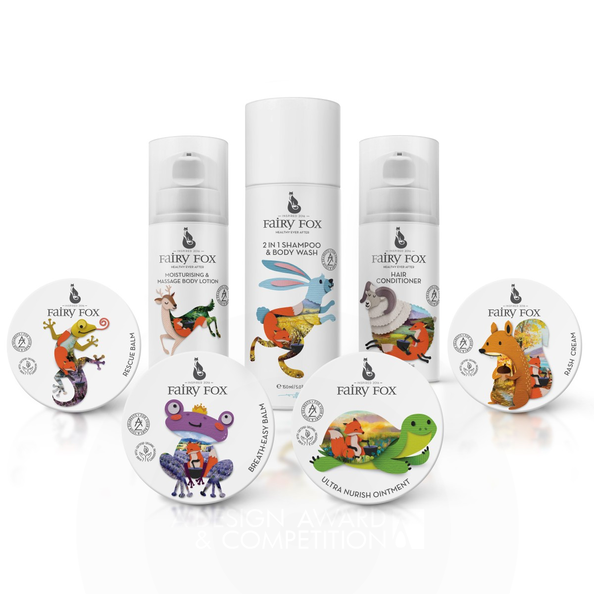 Fairy Fox Skincare  by Antonia Skaraki - A.S. Advertising Silver Packaging Design Award Winner 2021 