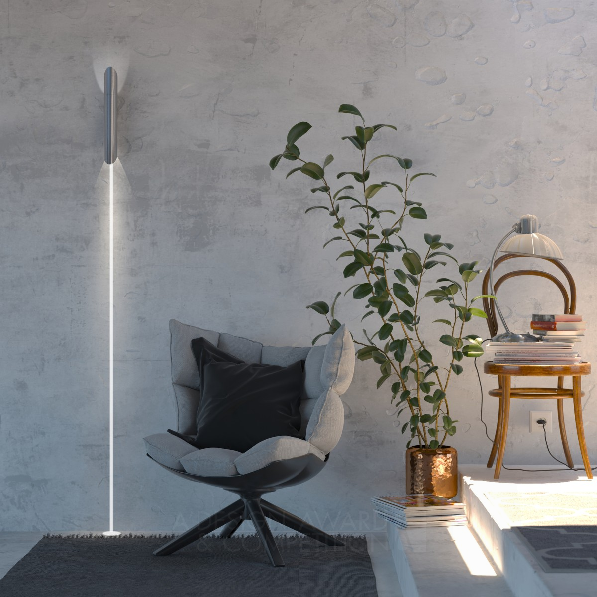 JD Wall Lamp by Andrea Cingoli Bronze Lighting Products and Fixtures Design Award Winner 2022 