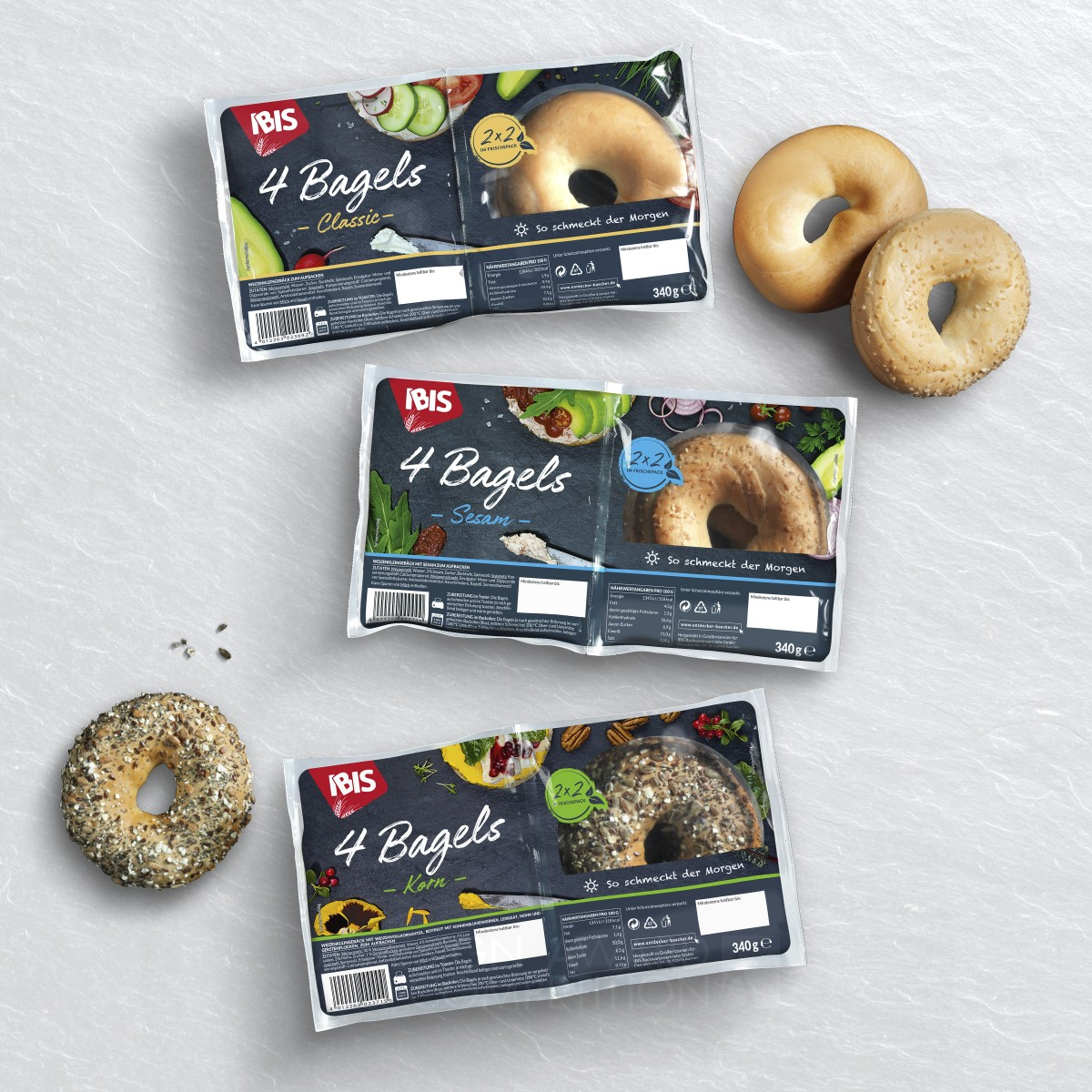 IBIS Bread Culinary Explorers Rebranding by Wolkendieb Design Agency Bronze Packaging Design Award Winner 2021 