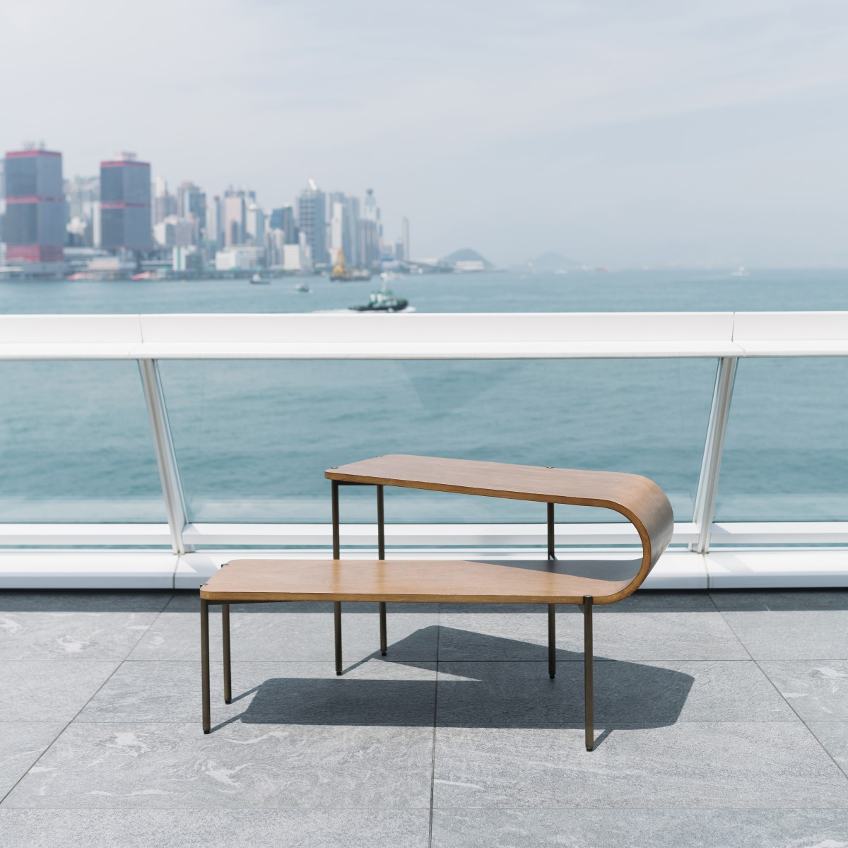 Fold Bench by Chris Tsui Bronze Street Furniture Design Award Winner 2021 