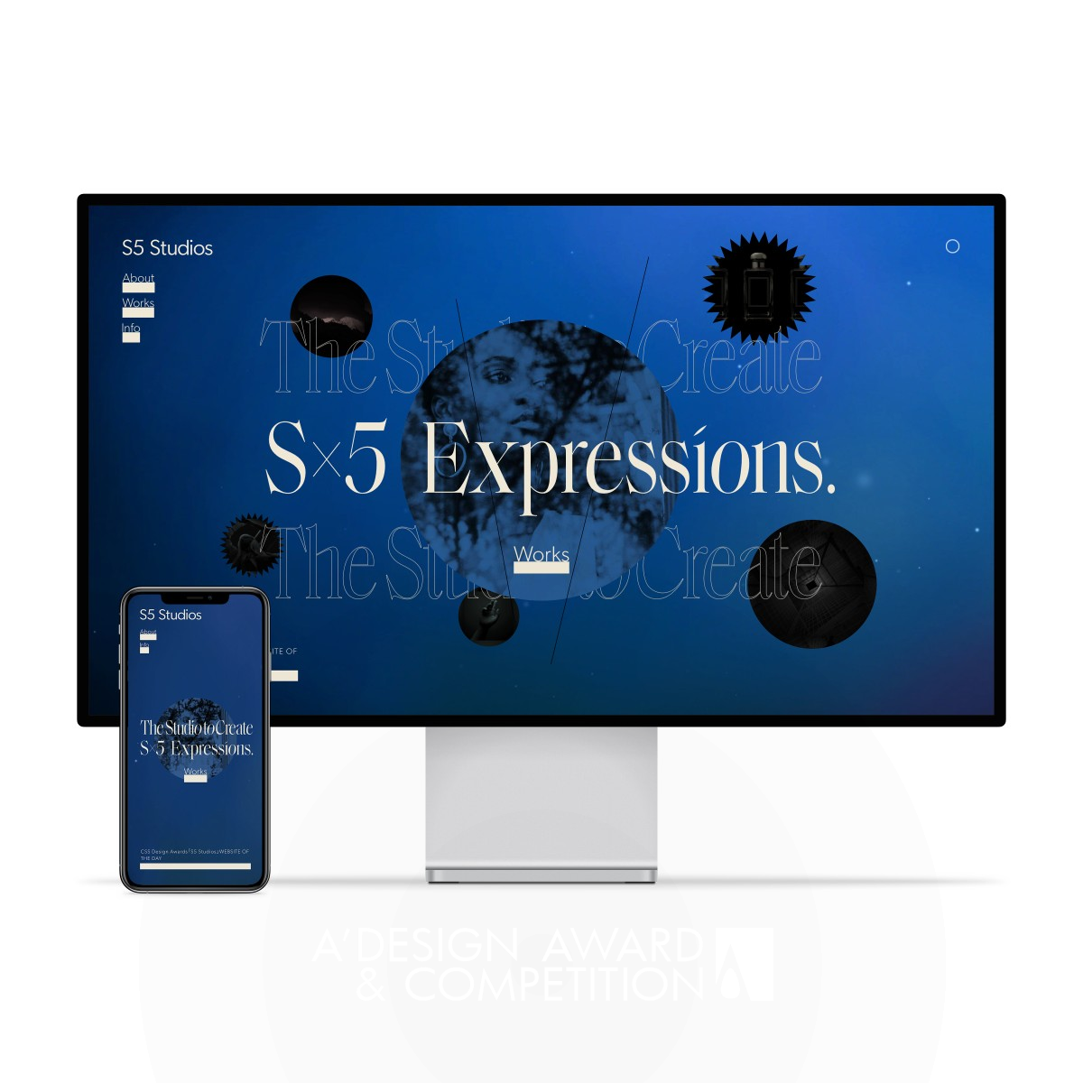 S5 Studios Website by Shogo Tabuchi Golden Website and Web Design Award Winner 2021 