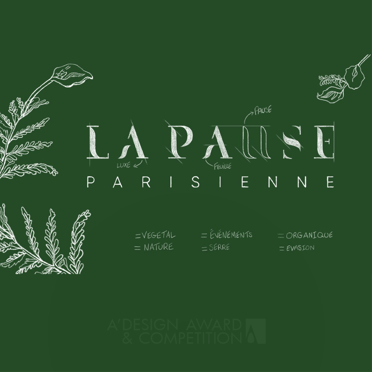 La Pause Parisienne Visual Identity by Fanny De Bray Iron Graphics, Illustration and Visual Communication Design Award Winner 2021 