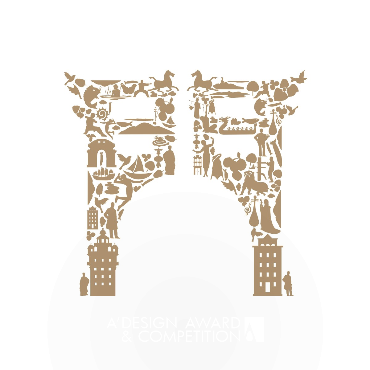 Jiangmen Culture and Tourism Logo and Brand Identity by EUCA Culture and Communications Co. Ltd. Bronze Graphics, Illustration and Visual Communication Design Award Winner 2021 