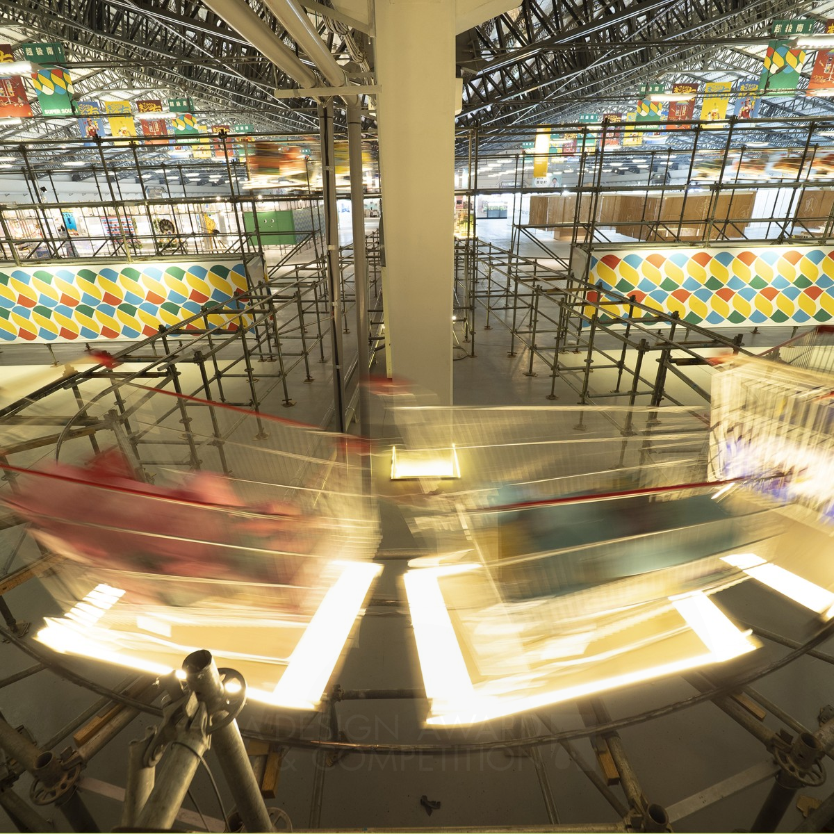 Trolley Coaster Installation by Chih-Kang Chu Bronze Performing Arts, Stage, Style and Scenery Design Award Winner 2021 