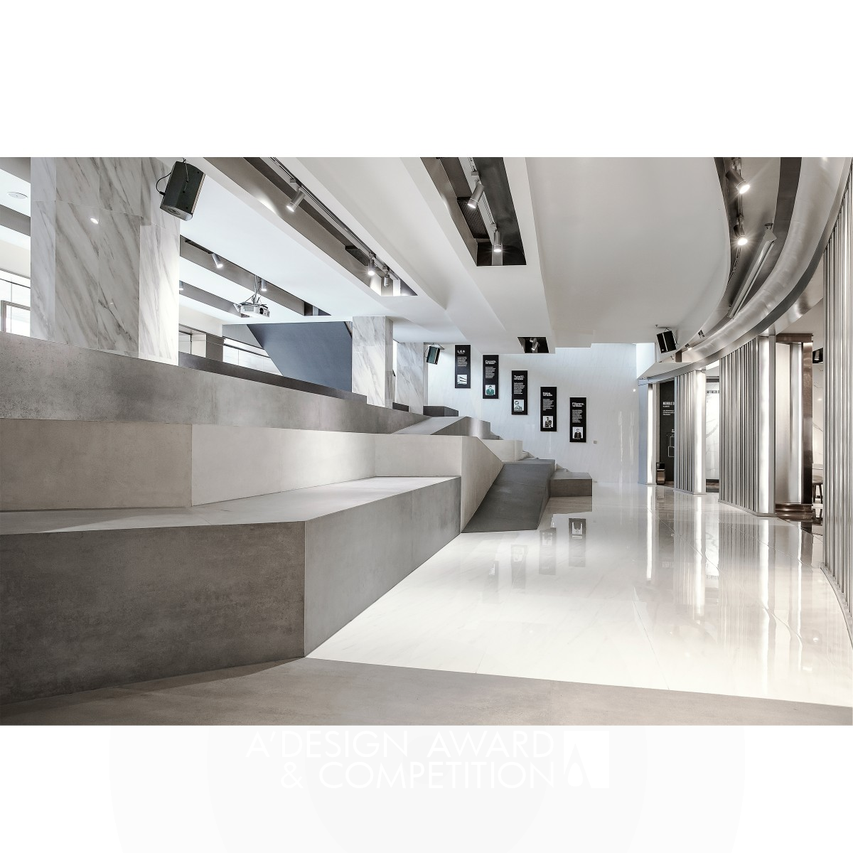 HBI Ceramiche Operational HQ by Po Yang Chu Silver Interior Space and Exhibition Design Award Winner 2021 