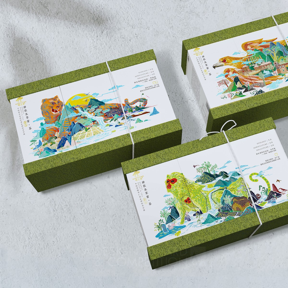 Ecological Journey Gift Box by Pufine Advertising Ltd. Co. Silver Packaging Design Award Winner 2021 