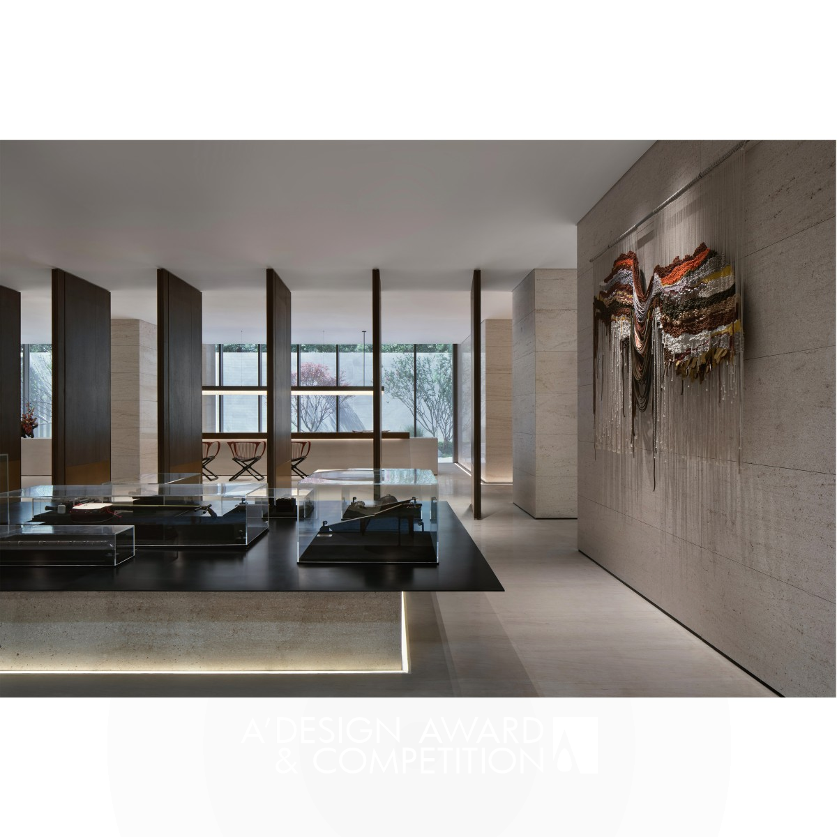 Xi'an Vanke Pleasant Mansion Sales Center by ONE-CU Interior Design Lab Silver Interior Space and Exhibition Design Award Winner 2021 