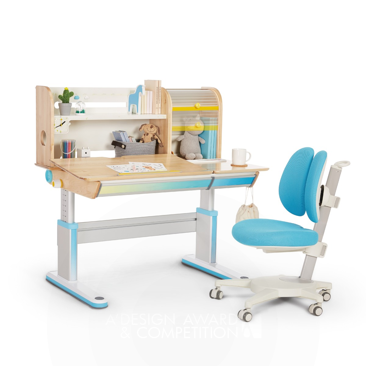 Dreamland Ergonomics Study Desk by Lei Wang and Panyan Fei Silver Furniture Design Award Winner 2021 