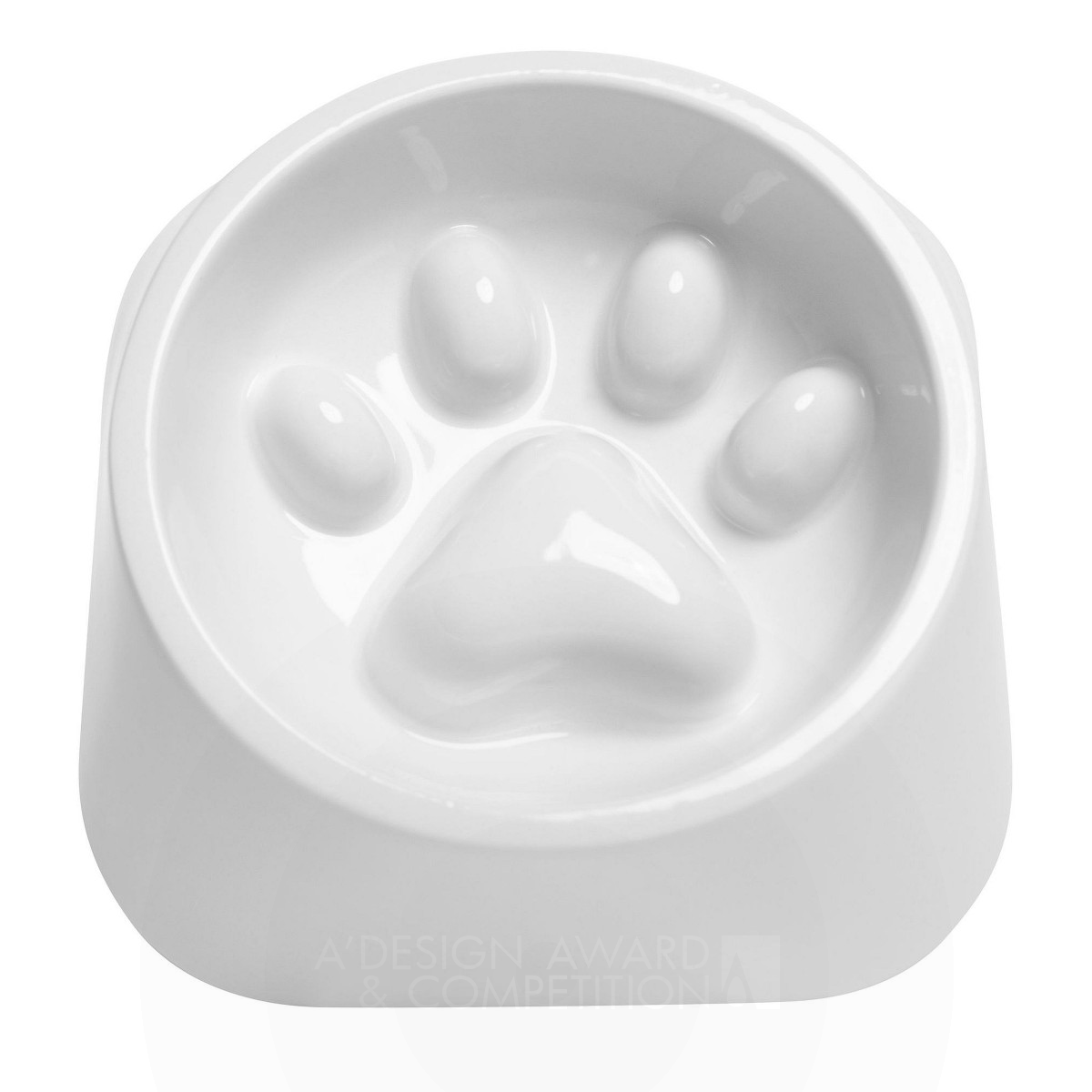 Paw Bowl Slow Feeder by Kayoko Nishii Iron Pet Care, Toys, Supplies and Products for Animals Design Award Winner 2021 