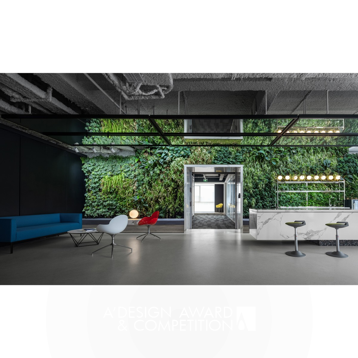 Corn Design Office Space by Gang Zheng Bronze Interior Space and Exhibition Design Award Winner 2021 