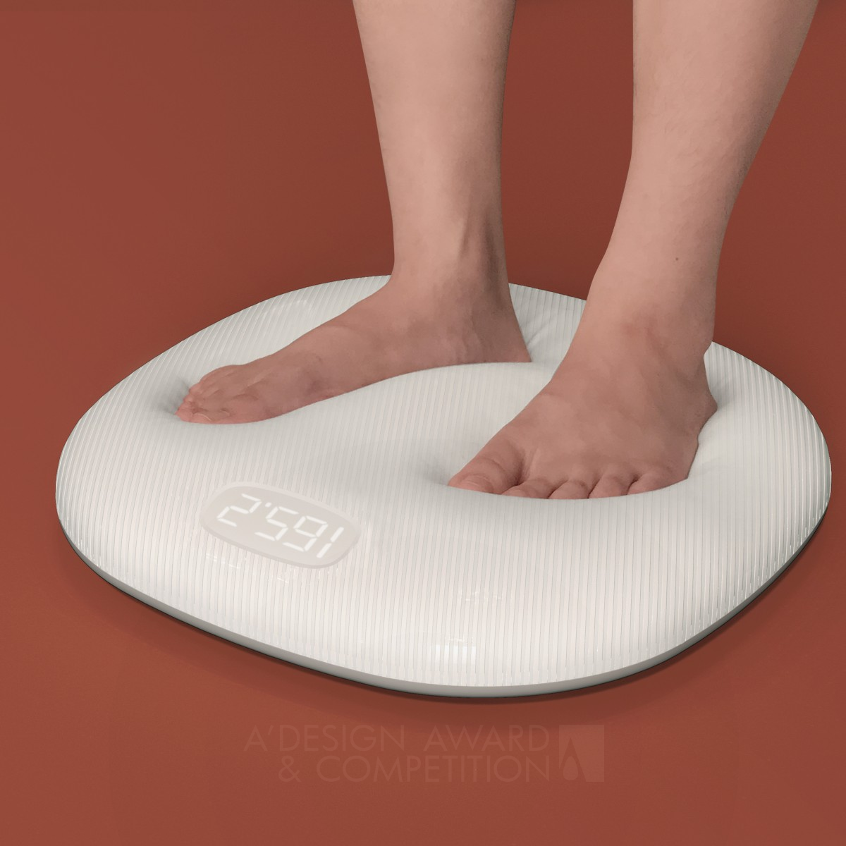 Elastic Change Weight Scale by Wang Qiuyu and Chen Beibei Silver Home Appliances Design Award Winner 2021 