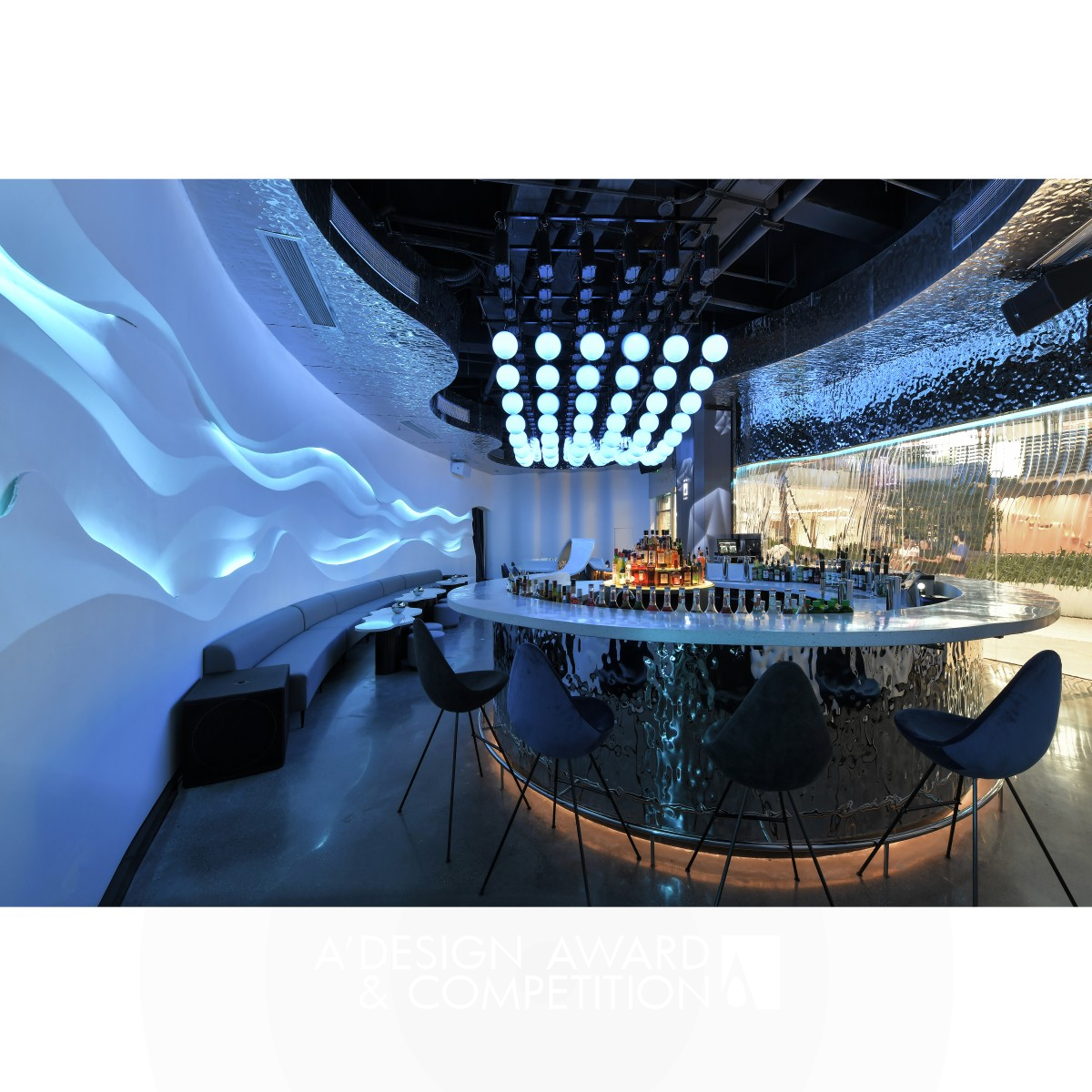 60M Bar by Junhong Huang Silver Interior Space and Exhibition Design Award Winner 2021 