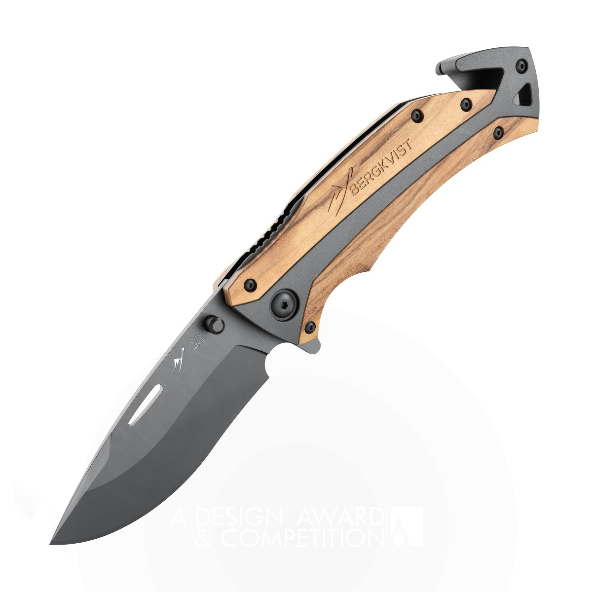 K29 Folding Knife by Ridzert Ingenegeren Bronze Hardware, Power and Hand Tools Design Award Winner 2021 