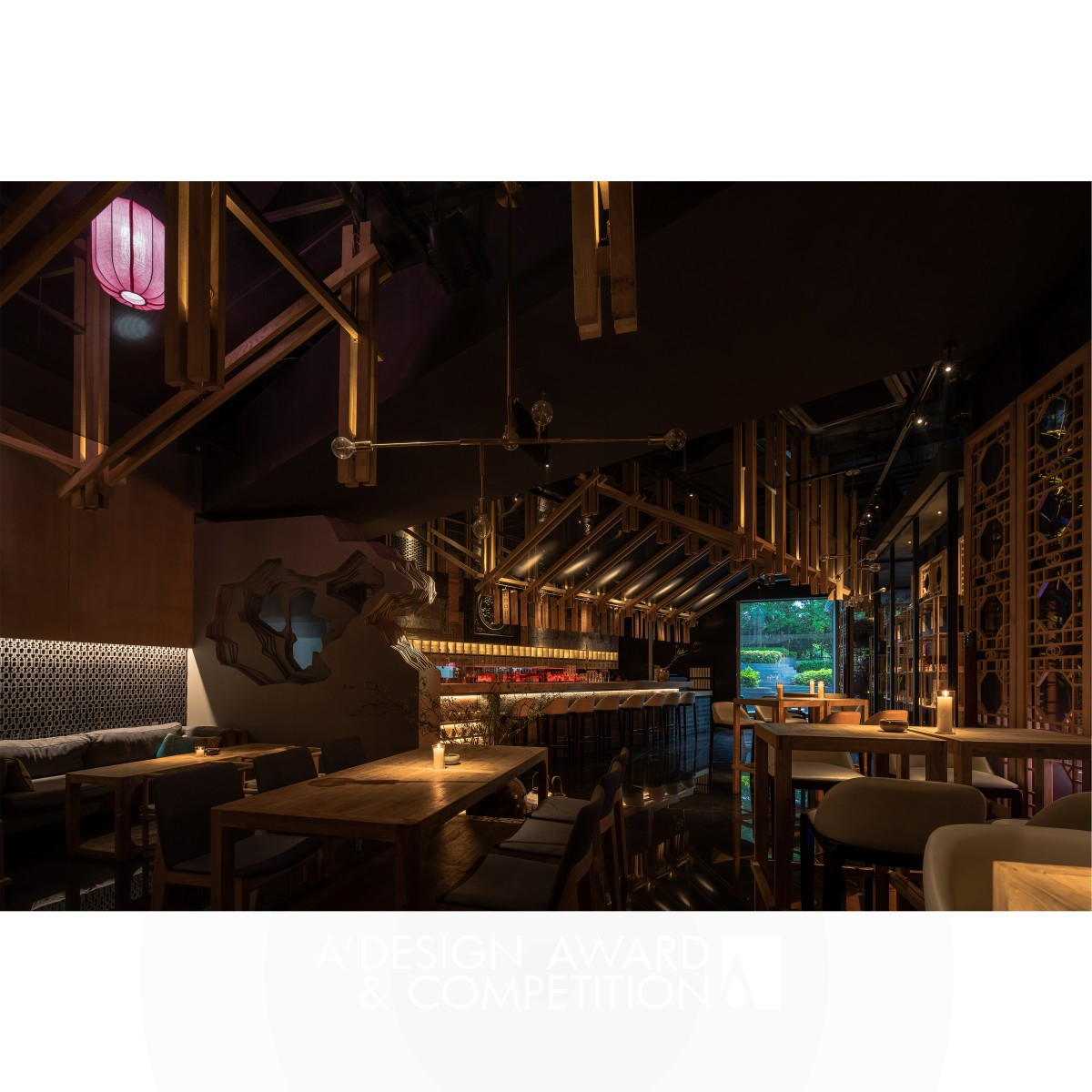 Aromas Cocktail Lounge by Hui Ying Qu and Xu Ran Bronze Interior Space and Exhibition Design Award Winner 2021 