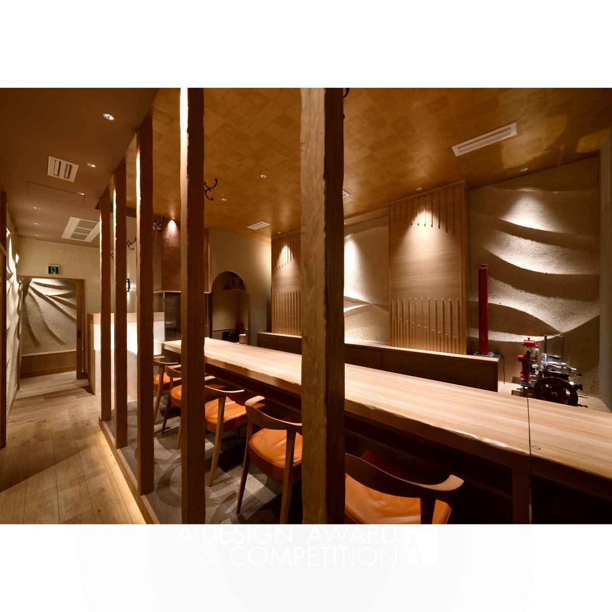 Hohobare Amahare Restaurant and Champagne Bar by Shinjiro Heshiki and Akiko Higashi Iron Hospitality, Recreation, Travel and Tourism Design Award Winner 2022 