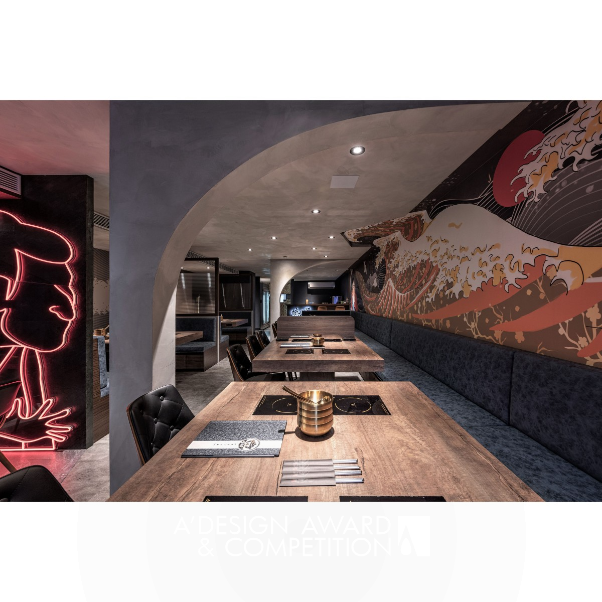 Kaleidoscope Restaurant by HomeCheer Interior Design Company Silver Interior Space and Exhibition Design Award Winner 2021 