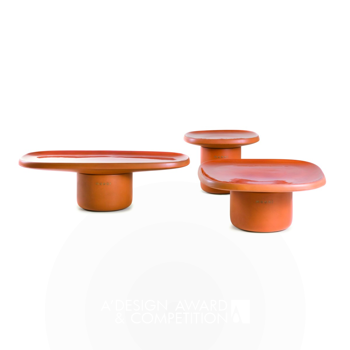 Obon Tables by Simone Bonanni Silver Furniture Design Award Winner 2021 